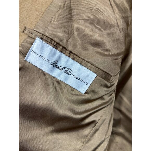 Vtg Bill Blass Menswear Camel Hair Blazer Sport Jacket Tan Sz 42 Made In USA - Picture 4 of 5